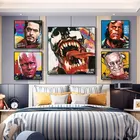 Картины на холсте мстители, танос, Железный человек, постеры и принты в поп-стиле Марвел, настенные картины для гостиной, для комнаты мальчика, домашний декор