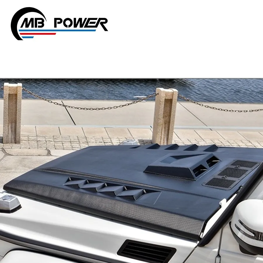 

G wagon W463 w Стиль frp материал крышки капюшона подходит для G-class W463 G500 G550 G55 G63 G65 крышка