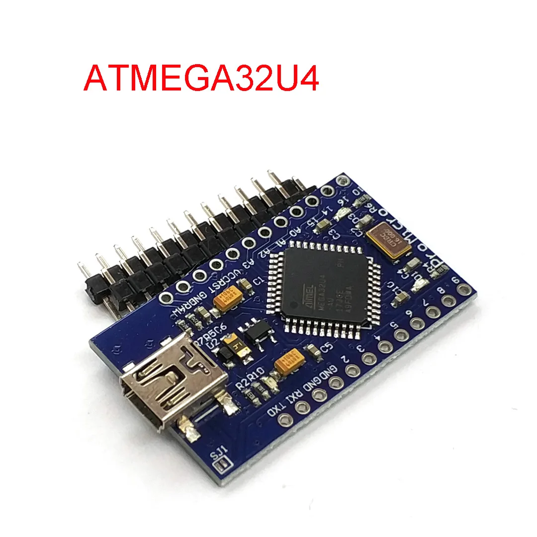 Мини USB ATmega32U4 Pro Micro 5 в 16 МГц плата модуль/Leonardo ATMega 32U4 контроллер Pro-Micro замена Mini для