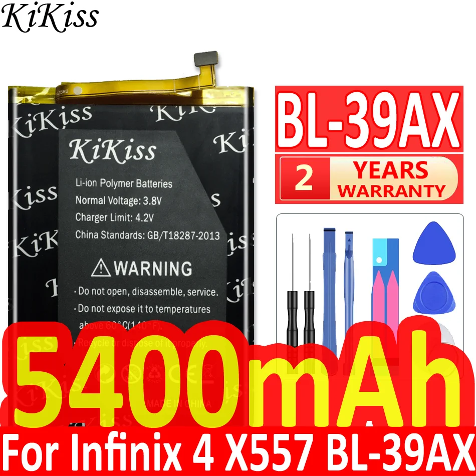 

5400mAh BL-39AX For Infinix 4 X557 BL-39AX Cell Phone Battery Big Power