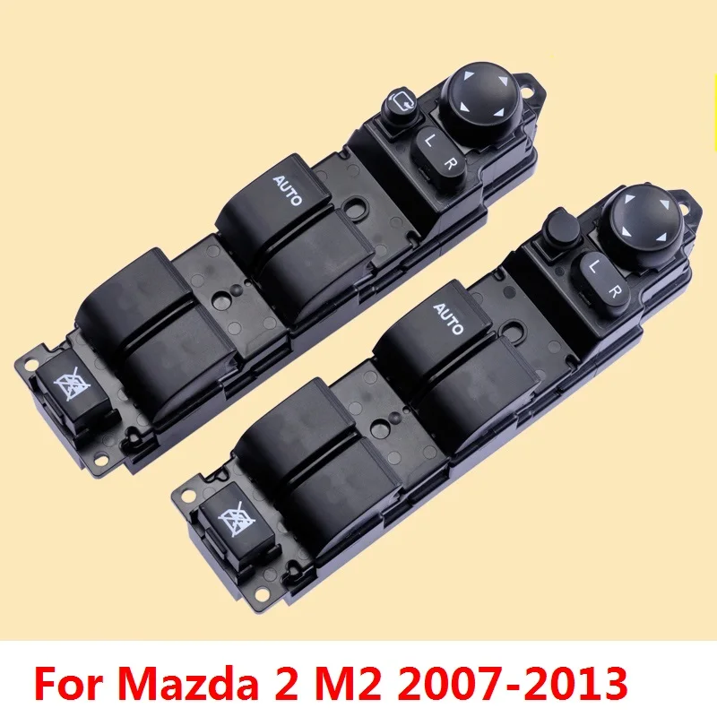 Capqx для Mazda 2 2007-2013 передний левый электрический стеклоподъемник переключатель двери мастер Электрический переключатель окна питания Кнопка