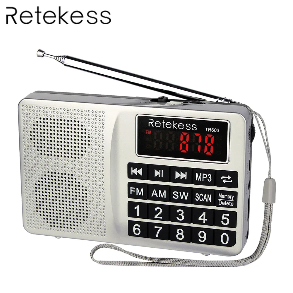 Фото ТРАНЗИСТОР TR603 AM с FM-радио и поддержкой TF-карты Электроника ТРАНЗИСТОР TR603 AM с FM-радио и поддержкой TF-карты Электроника