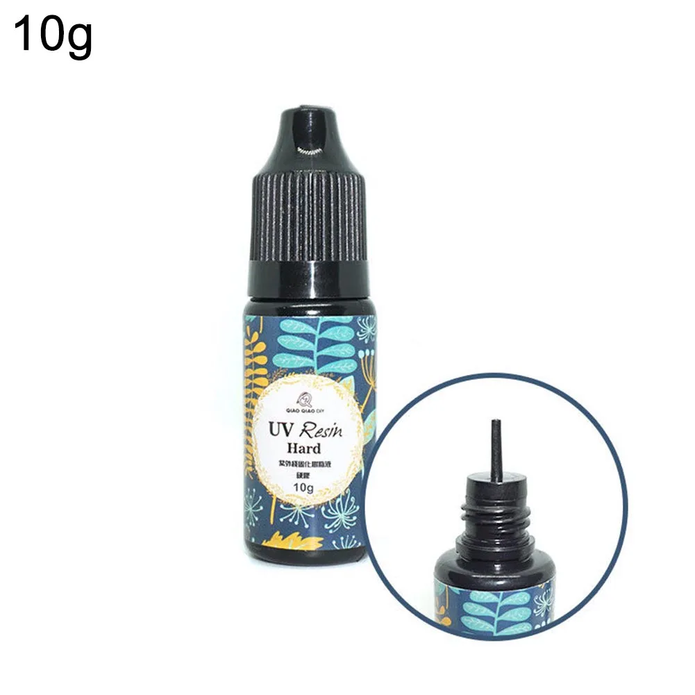 

10/15/25/60/100/200g UV Resin Hard Glue Ultraviolet Transparent LED DIY Tools for Fashion elegant Jewelry Vintage Chic
