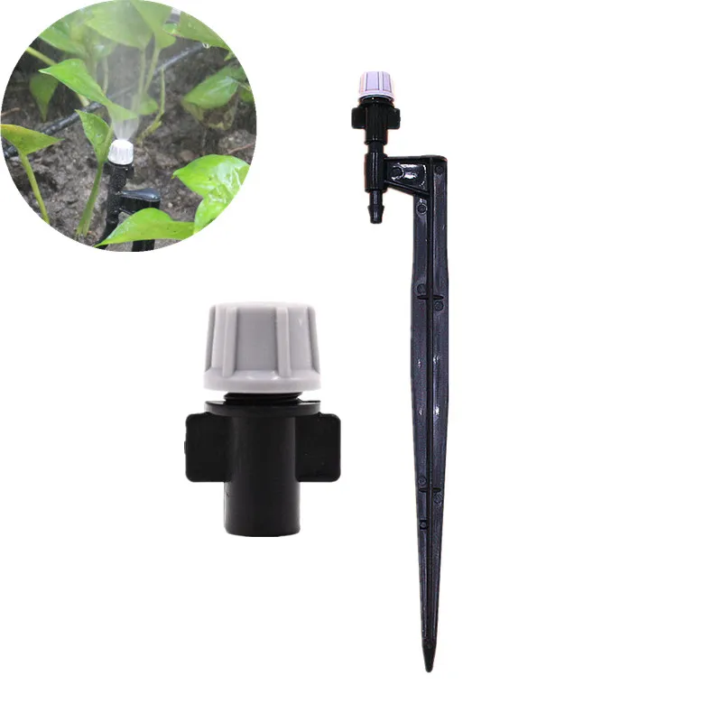 Разбрызгиватель с 20 см столбиком для садового полива горшечных растений