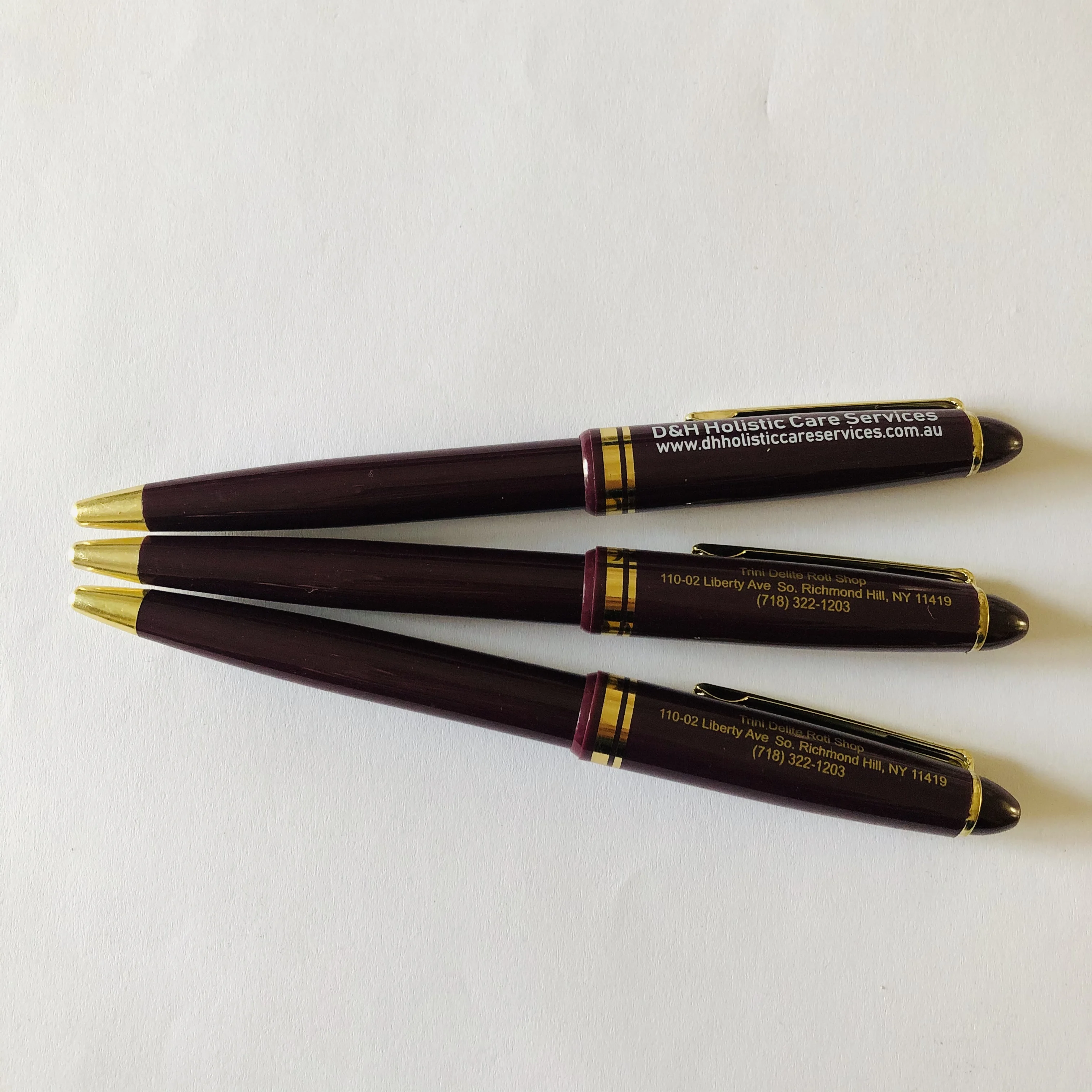 Новый дизайн винно-красного цвета с логотипом шариковая ручка брендовые бегунки