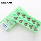 10PCS DESKAR 16ERM 16IRM 11W 14W AG55 AG60 1.0ISO 1.5ISO 2.0ISO 2.5ISO 3.0ISO LF6118 CNC Lathe Cutter Cutting Carbide Inserts