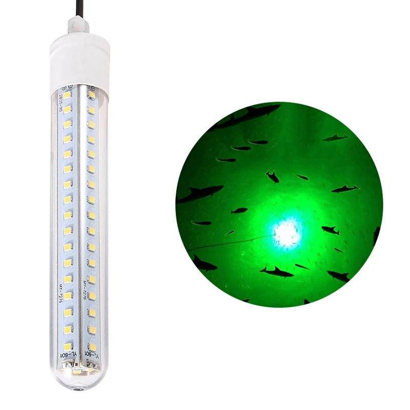 12V 8W подводный ночной рыболовный светильник лампа 90 Led привлекающий рыбный
