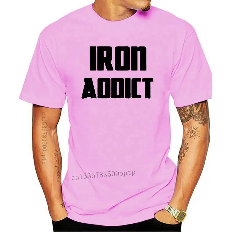 

New Men T Shirt Iron Addict Women t-shirt