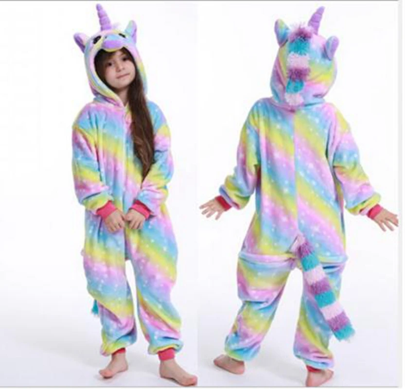 Новый детский костюм кролика и лисы пижама для маленьких мальчиков Фланелевая с