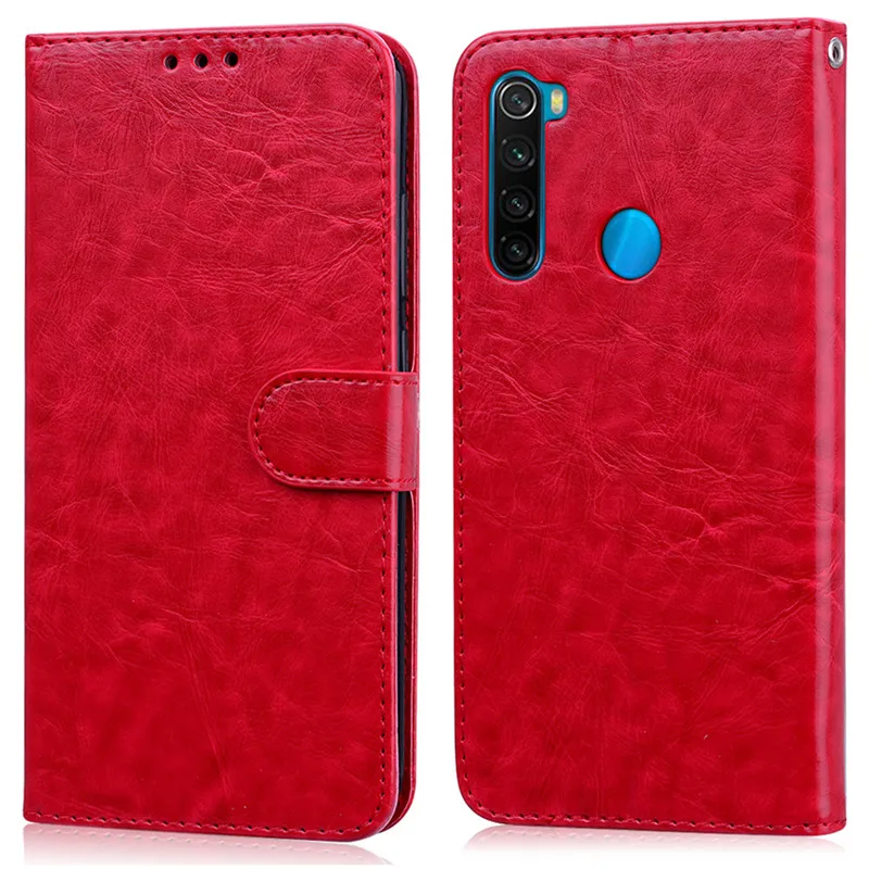 Чехол для телефона для Xiaomi Redmi Note 8 Pro Чехол силиконовый бампер кожаный флип-чехол для Xiaomi Redmi Note 8 PRO Note8 Pro черный Fundas