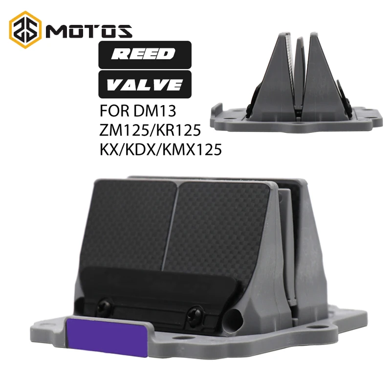 Набор тростниковых клапанов ZS для мотоцикла из углеродного волокна DM13 ZM125/KR125