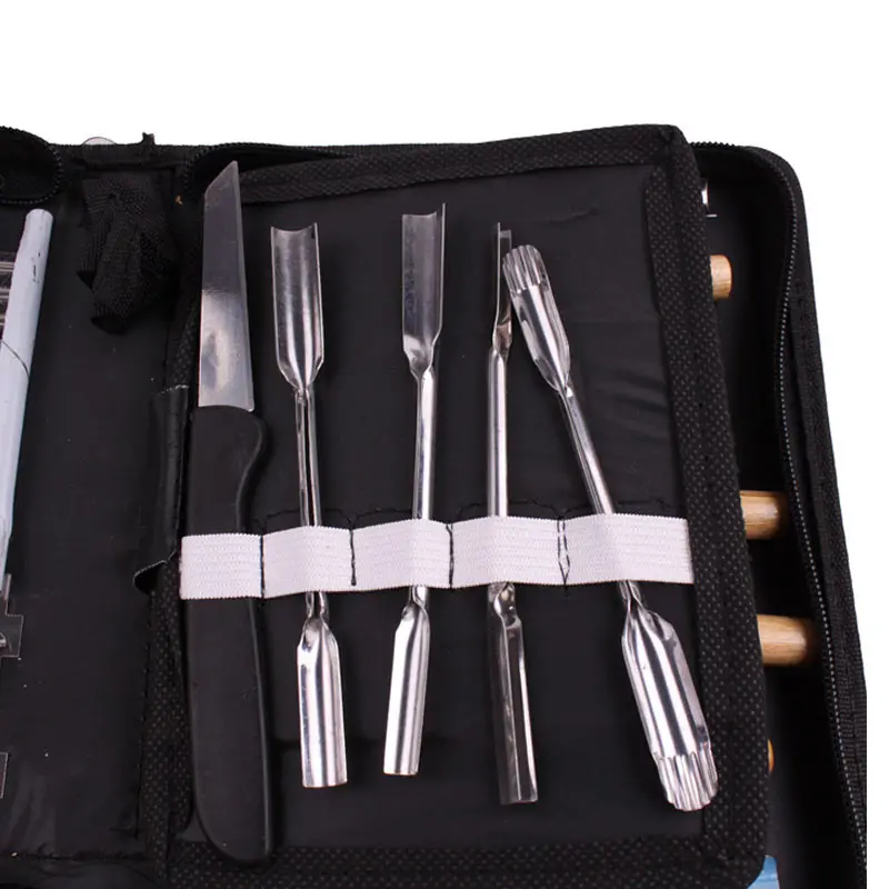 

46 Pcs/Set Vegetable Fruit Carving Tool Stainless Steel Watermelon Cutting Slicing DIY Assorted Cold Dishes Tools HVR88