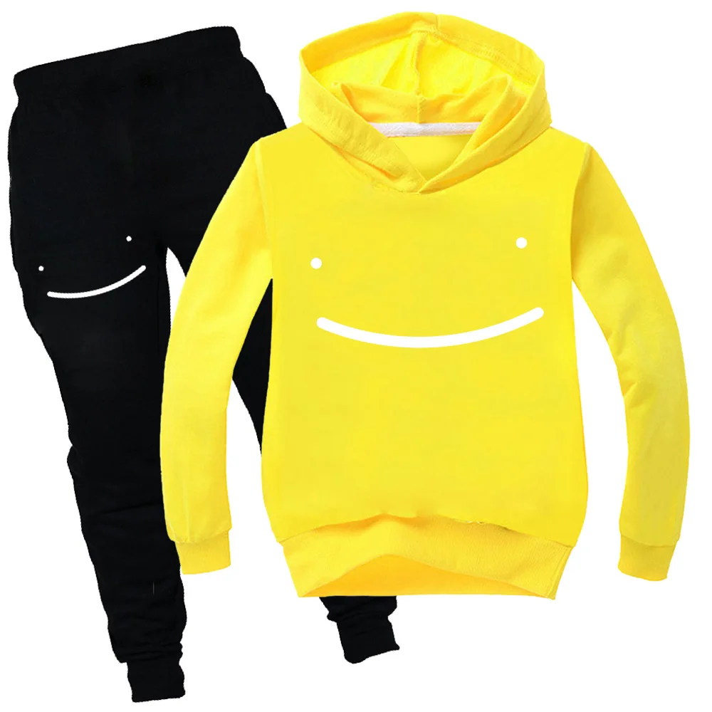 New Children's Sets dreamwastaken Kids Hoodies Sets Hoodie + Pants Two Piece Set Hooded Sweatshirts Suits Children's Tracksuit