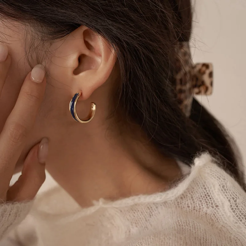 Модные Винтажные темперамент геометрический Красочные капельного глазури C