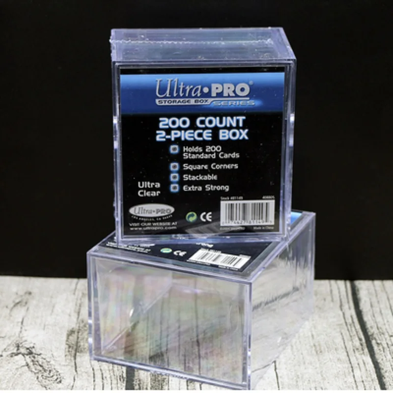 Жесткая прозрачная пластиковая настольная игра коробка для карт Футбольная