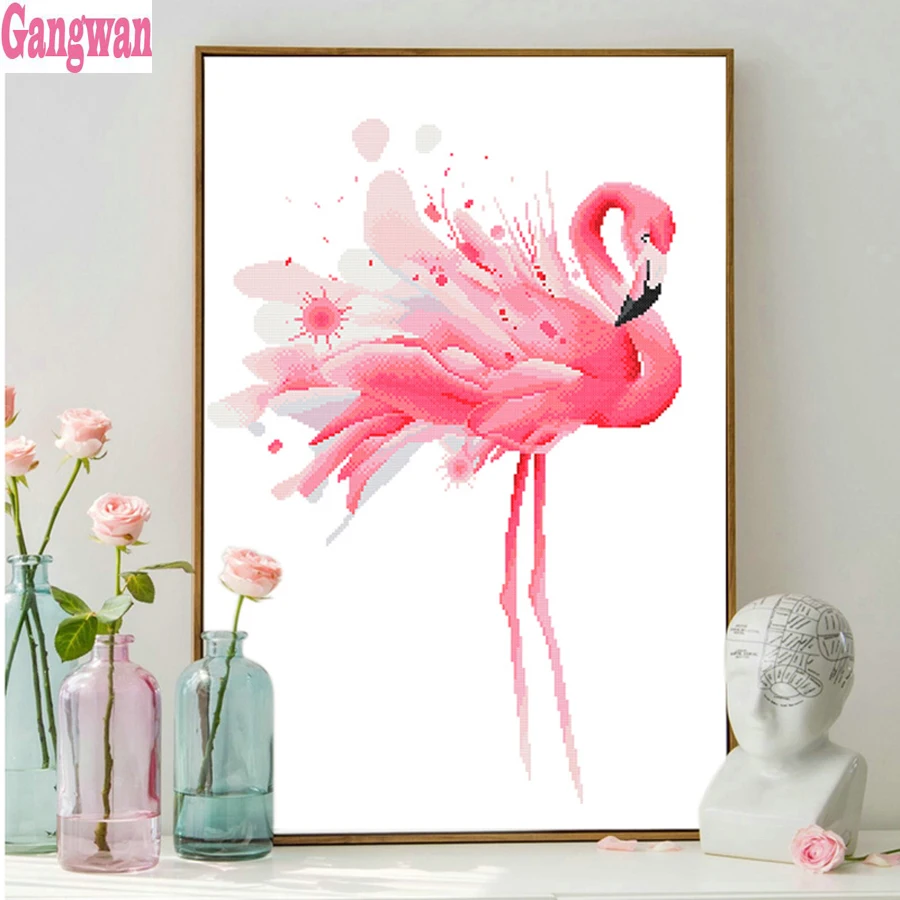 

diamond embroidery dream flamingo bird diamond mosaic diamond painting full square round stitch cross rhinestone pictures decor