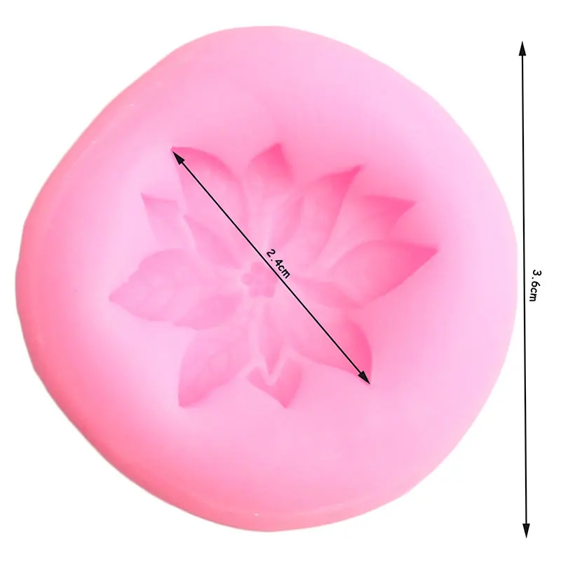 3D пуансеттия Цветок Силиконовые Формы для кексов фигурки жениха и невесты