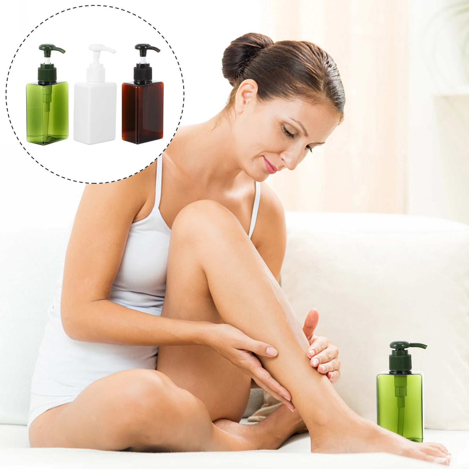 

Durable Convenient Lightweight Reusable Practical Lotion Containers for Family Co-worker Friends