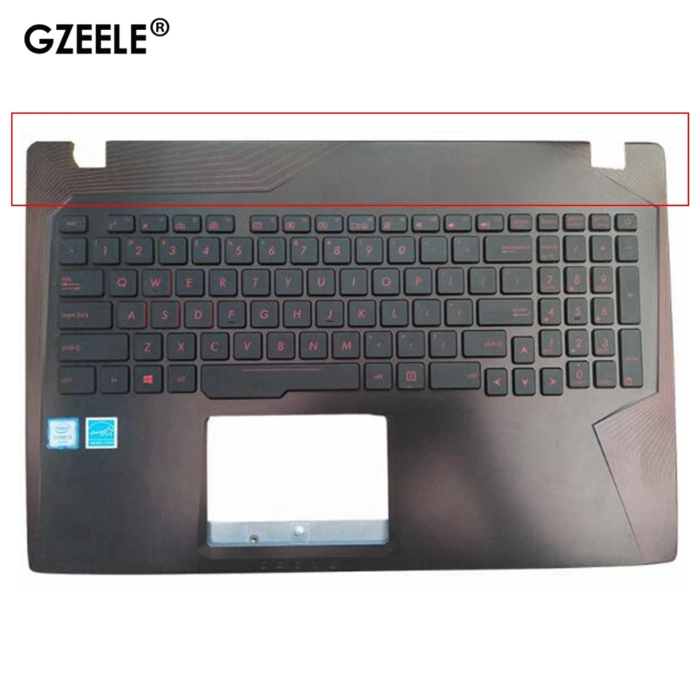 95% новая английская клавиатура с подсветкой и упором для рук Asus FX753VD FX53VD ZX53V ZX73 FZ53V