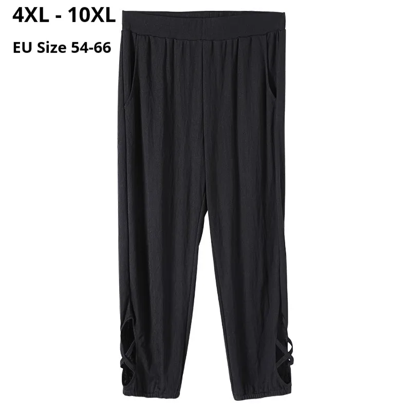 

Plus Size 10XL 8XL 6XL 4XL Women Summer Pants Female Elastic High Waist Black Pencil Pants Fashion Women Slim Trousers