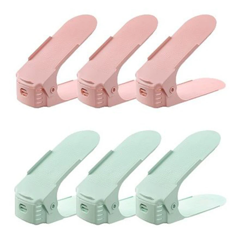 16 шт. органайзер для обуви двойная коробка стойки Регулируемый Экономия