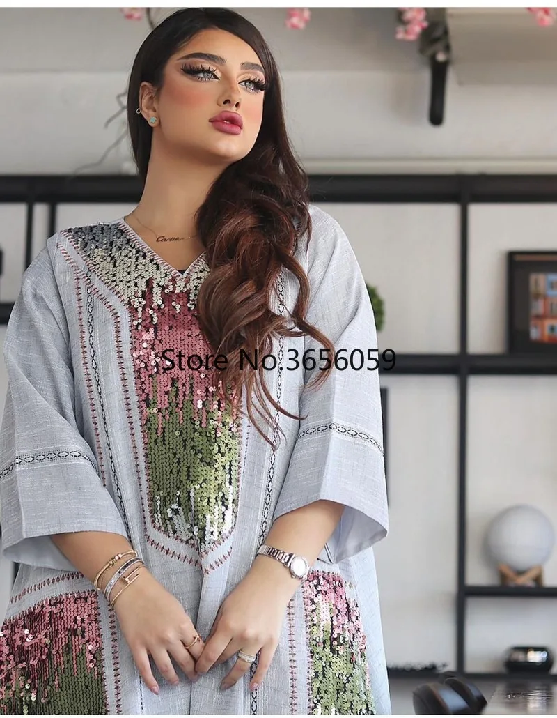 Бангладеш абаи для женщин бисером и блестками девочек арабский вышитые