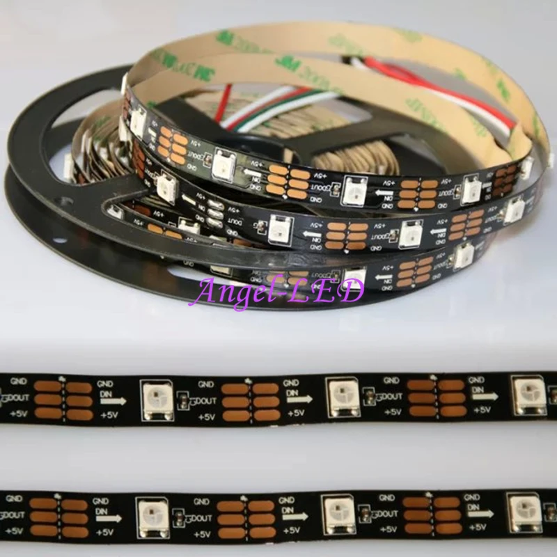 Светодиодная лента ws2812b 150 10 м 2 Х5 30 светодиодный одов/м|led strip dc5v|dream color led stripled |