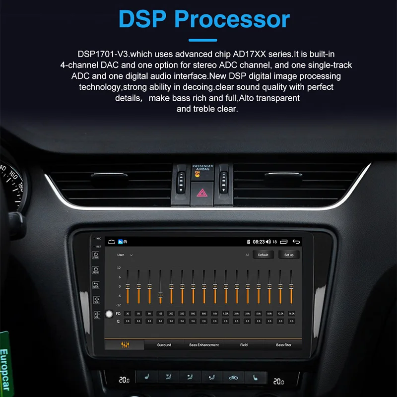 Автомобильный мультимедийный плеер 2din Android 10 GPS радио для Suzuki Jimny 2019 Wi-Fi BT 4 + 64 ГБ 4G