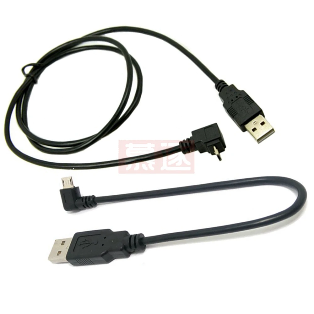 Вверх и вниз влево вправо Угловой 90 градусов USB Micro папа к данных зарядный кабель 25