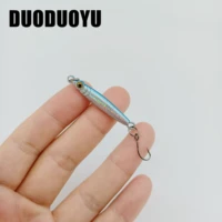 duoduoyu 5pcslot metal jig spoon fishing lure 3g5g mini fish small fish with single hook sea bass fishing lure pesca