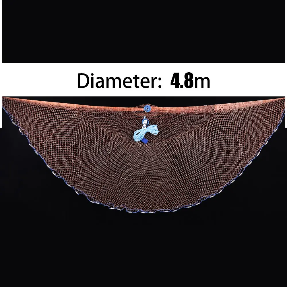 480cm steel sinker Lawaia литые сети для рыбалки Wins американская сеть рыболовные сети тяните вращающиеся смелые рыболовные сети Tpie литье рук бренд рыбалки - Цвет: 480cm steel sinker