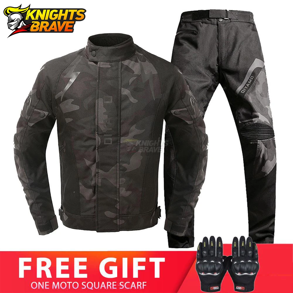 Winter Motorcycle Jacket Cold-proof Waterproof Chaqueta Moto Men Moto Jacket Suits Protection Jaqueta Motociclista Impermeavel