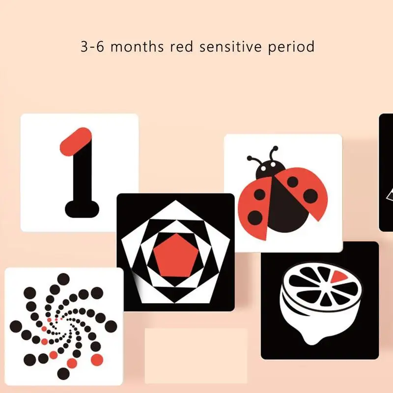 Для раннего развития детей черный белый цвет флэш картами эталонных