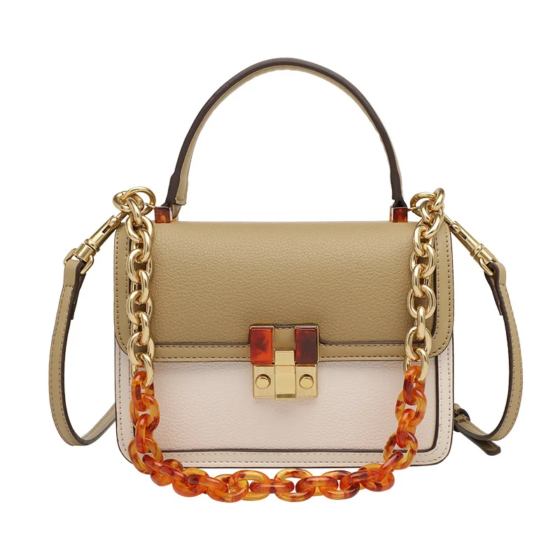 

2021 summer new fashion bag small square bag one-shoulder cross-body bag handbag goes with simple women bag