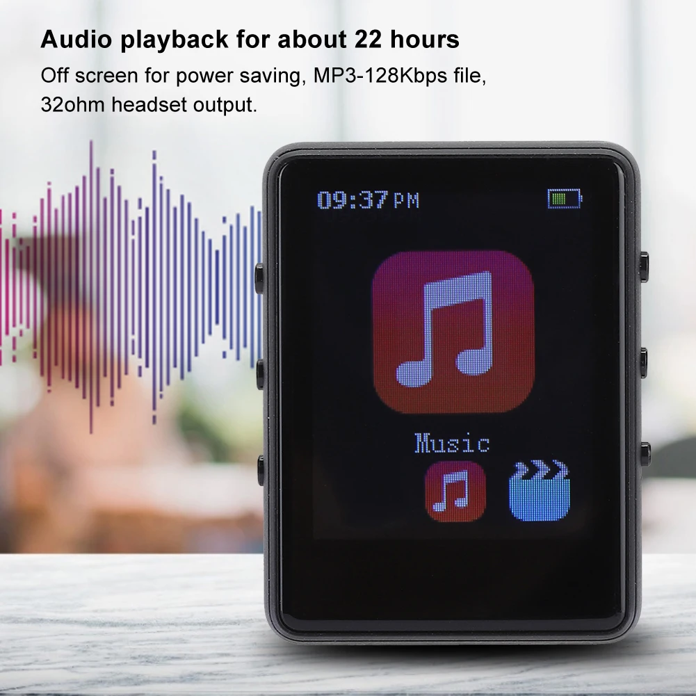 Музыкальный проигрыватель X60 8G металлический Bluetooth MP3 1 8 дюйма TFT экран Built in
