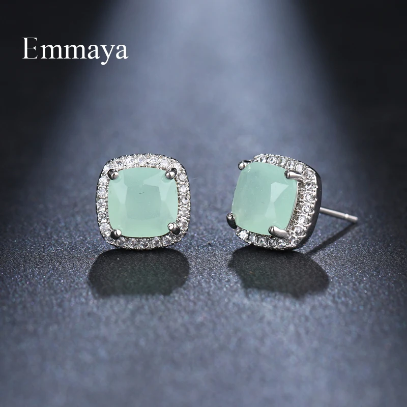 Женские классические серьги с кубическим цирконием Emmaya модные вечерние