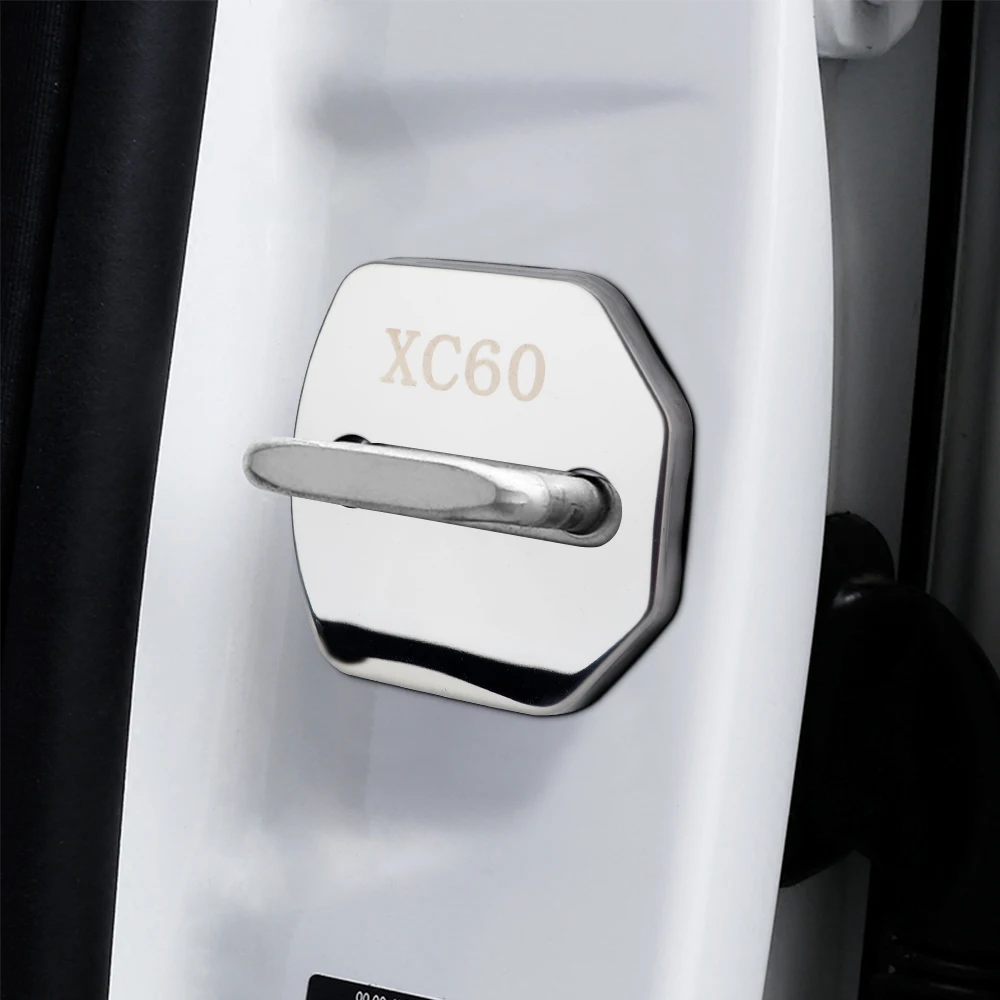 4 шт. автомобилей Дверные замки Защитная крышка Логотип колпаки с эмблемой