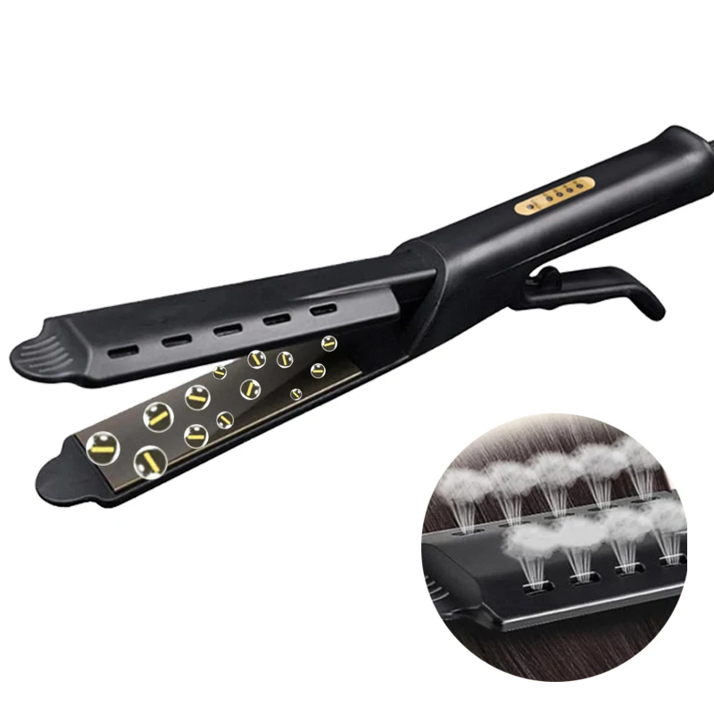 

Electric Hair Straightener For Women Ceramic Tourmaline Ionic Flat Iron Professional Steam Hair Straightener Iron For Tool