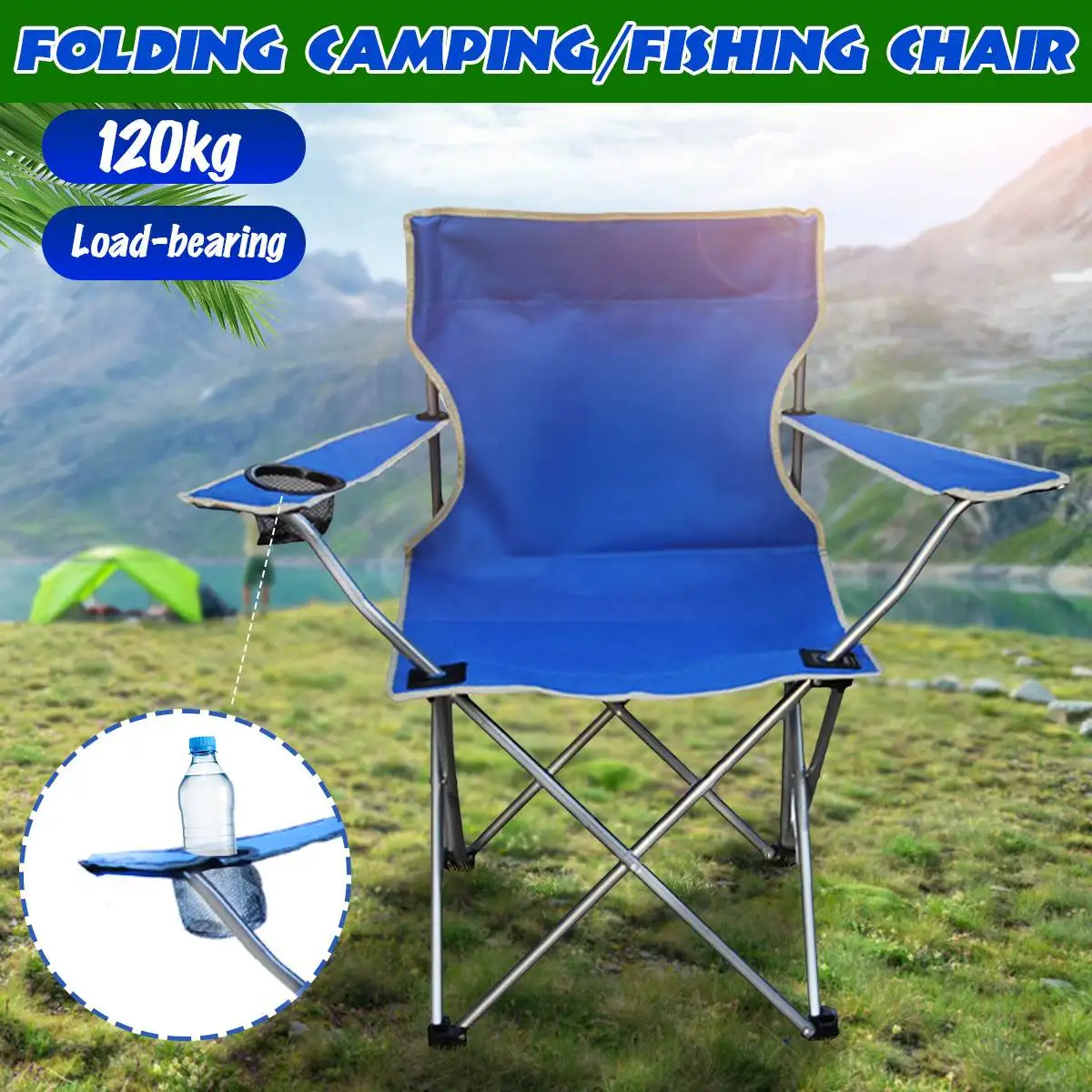 Light Folding Chair Camping Fishing Seat Portable Beach Garden Outdoor Camping Leisure Picnic Beach Chair Tool enlarge