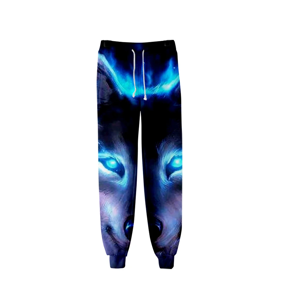 

Personality 3D Print Wolf Sweatpants Men Women Fitness Joggers Spring Autumn High Street Animal Trousers 3D Pants Sweatpant
