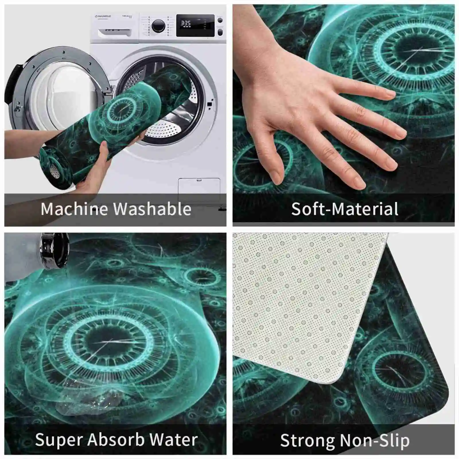 Чудесный мягкий домашний Противоскользящий коврик для всей семьи | Дом и сад