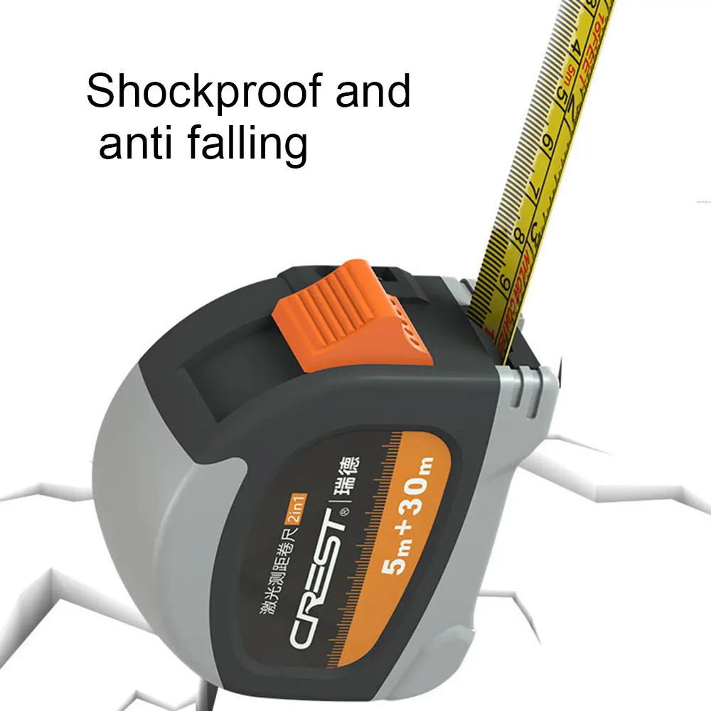 Лазерный дальномер 30 м/40 м измеритель расстояния ЖК Цифровая рулетка