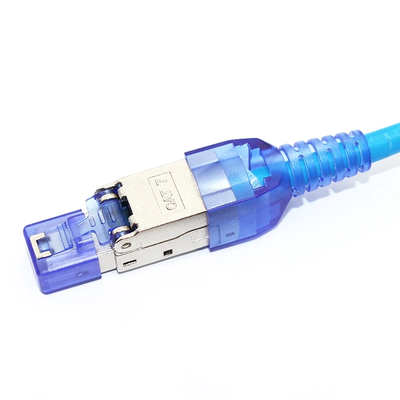 6 шт. экранированный RJ45 Cat 7 Клеммная вилка Cat7 разъем/Cat7 модульный разъем 23 / 24AWG |