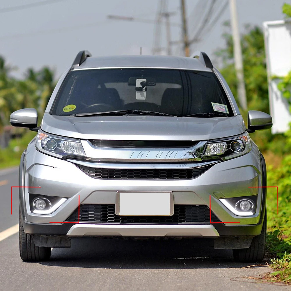 Светодиодные дневные ходовые огни противотуманная фара крышка для Honda BRV BR V 2015 2016