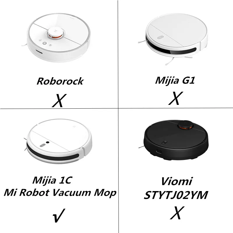 Аксессуары для пылесосов Xiaomi Mijia 1C / STYTJ01ZHM Mi Robot насадка на швабру роликовая