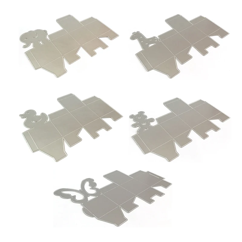 

Metal Cutting Dies Stencils Animal Box For DIY Scrapbooking Decorative Embossing Handcraft Die Cutting Template