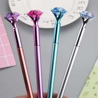 cute gel pens 0 5mm creative diamond pens kawaii colored plastic neutral pens for kids writing school office supplies stationery