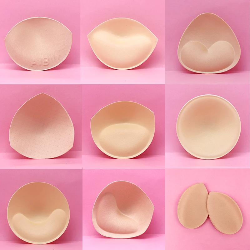 

6pcs 3pair Sponge Inserts Bra Padded for Swimsuit Breast Push Up Fill Brassiere Breast Bra Pads Women Intimates Accessories