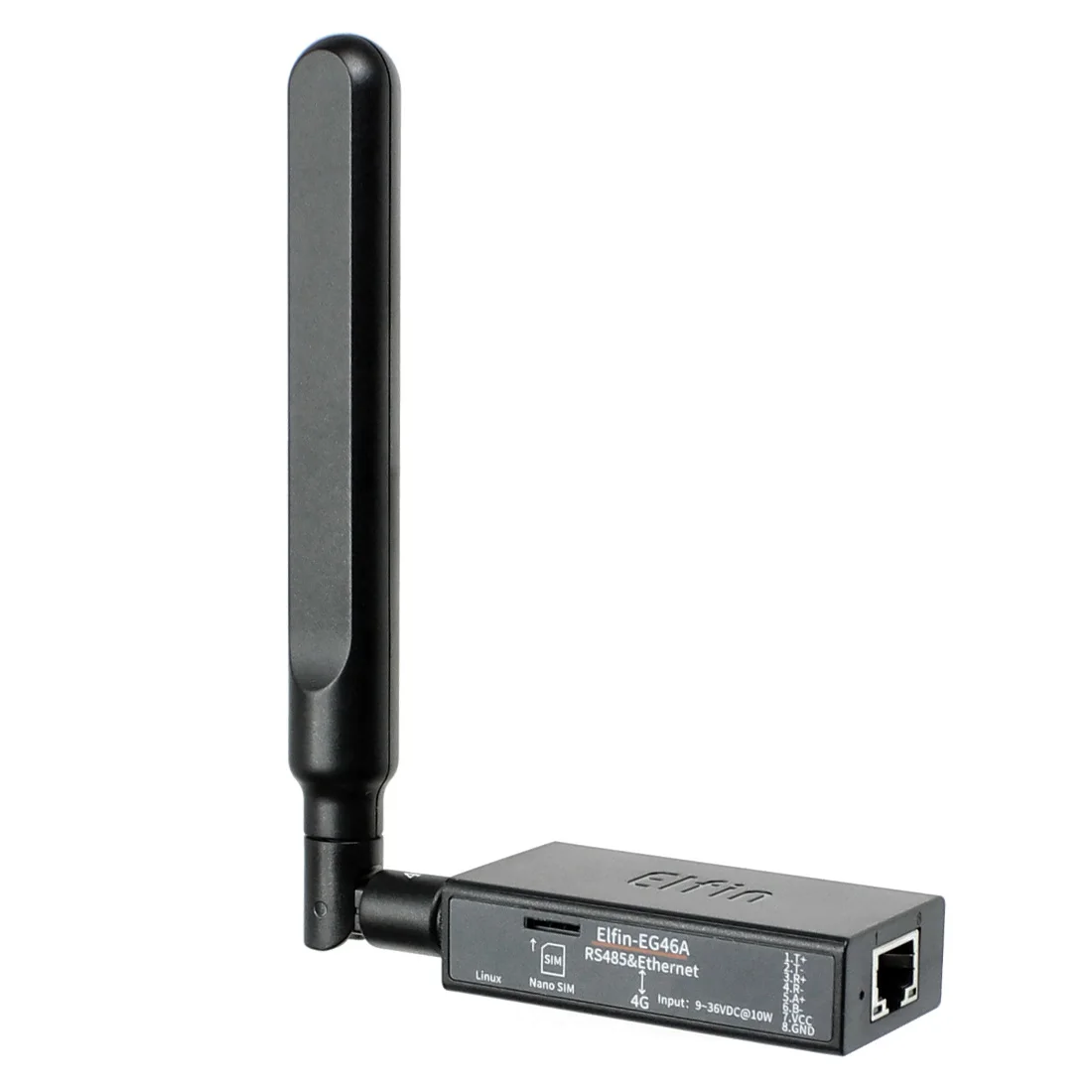 Elfin-EG46A широкий последовательный порт напряжения RS485 RJ45 Ethernet до 4G LTE-FDD LTE-TDD 3G WCDMA DTU