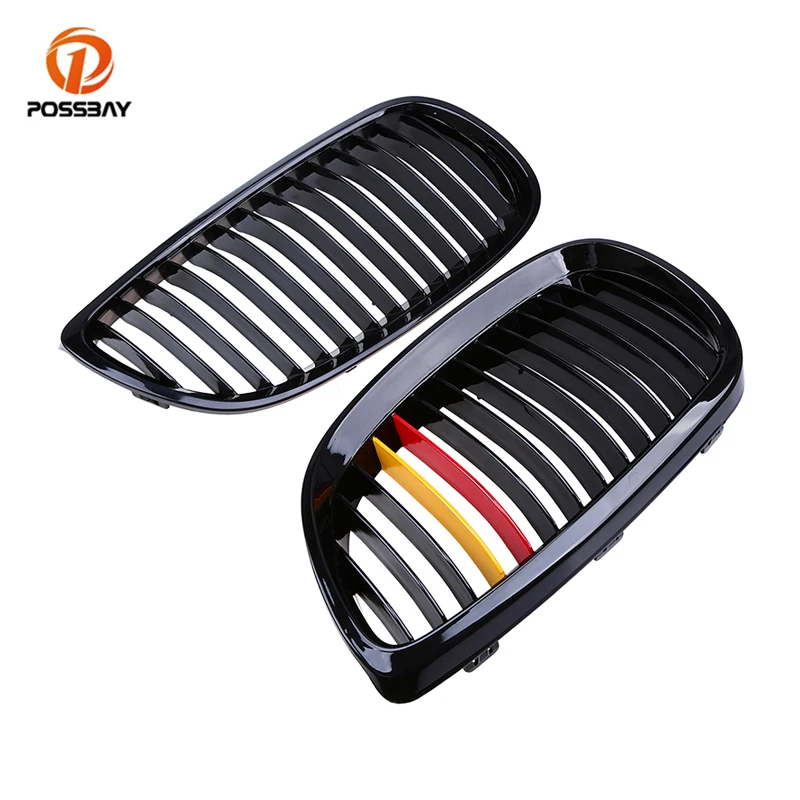 Posbay Автомобильная передняя решетка автомобильный глянцевый черный Немецкий